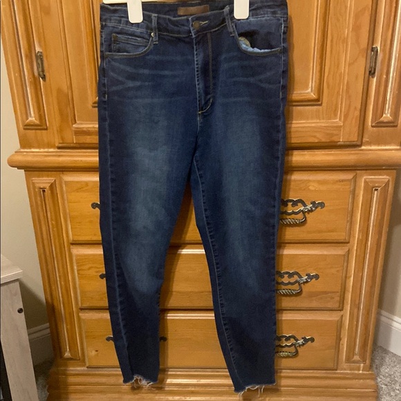 Leith Blue High Rise Skinny Ankle 31 - Picture 1 of 4